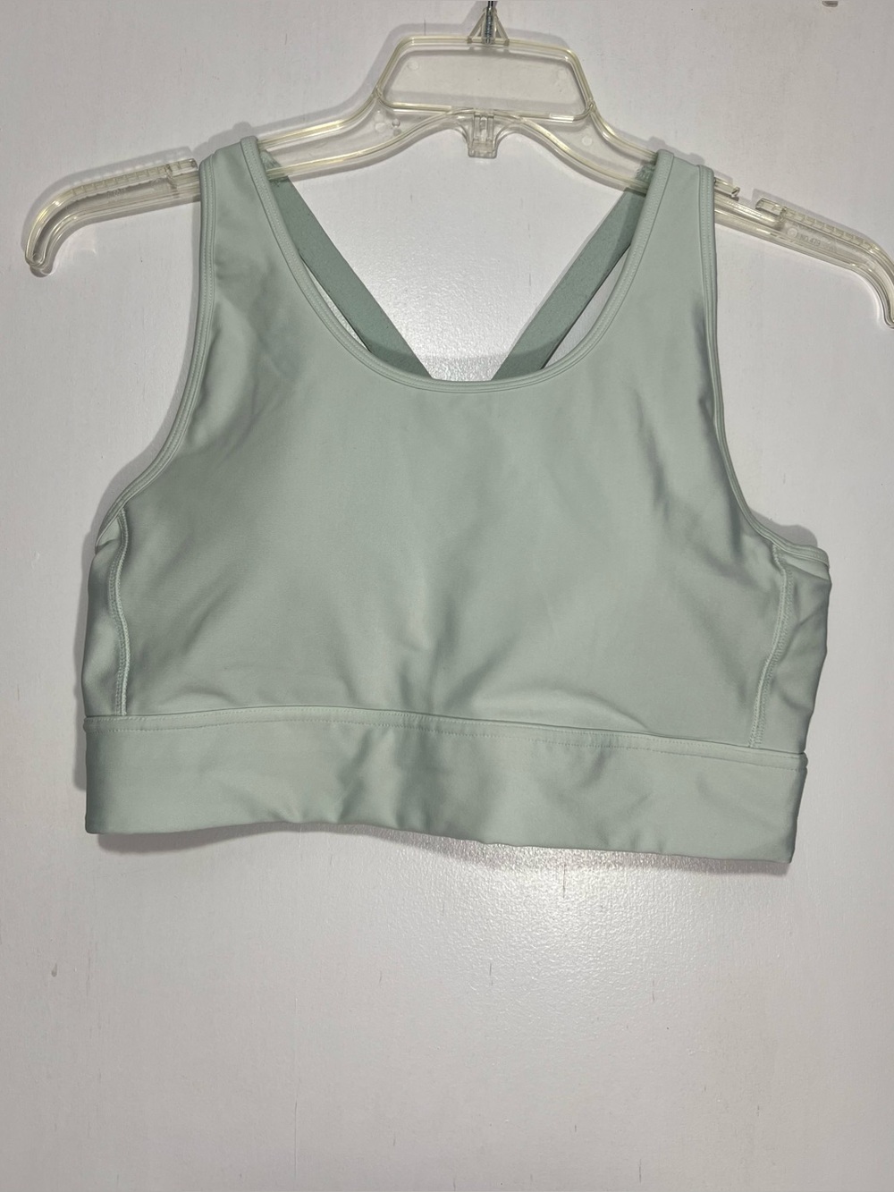DSG Light Sage Racerback Sports Bra size XL